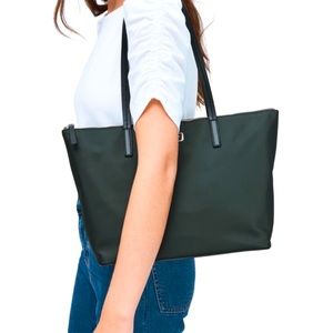Kate Spade ♠️ Hayden Zip-top Dark Green Tote